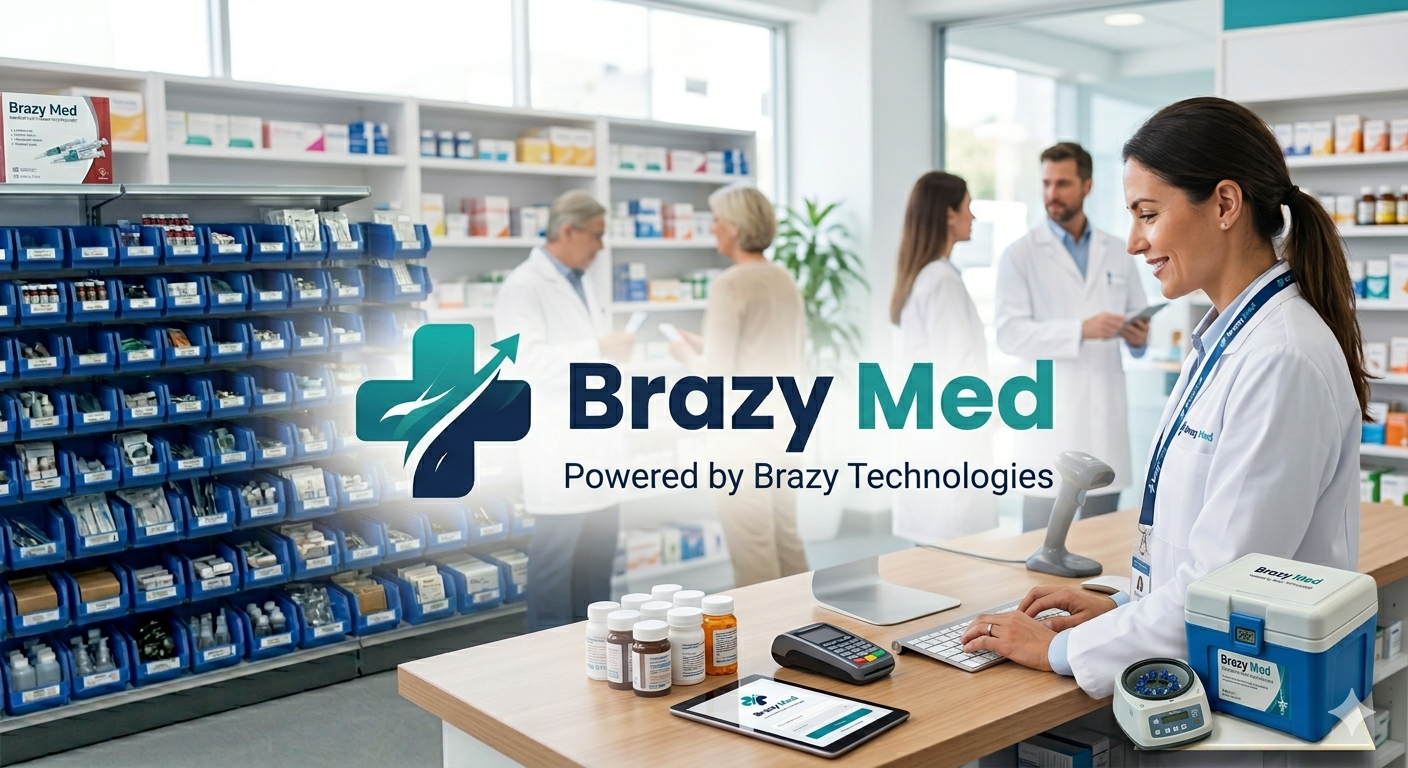 BrazyMed Pharmacy Management Dashboard