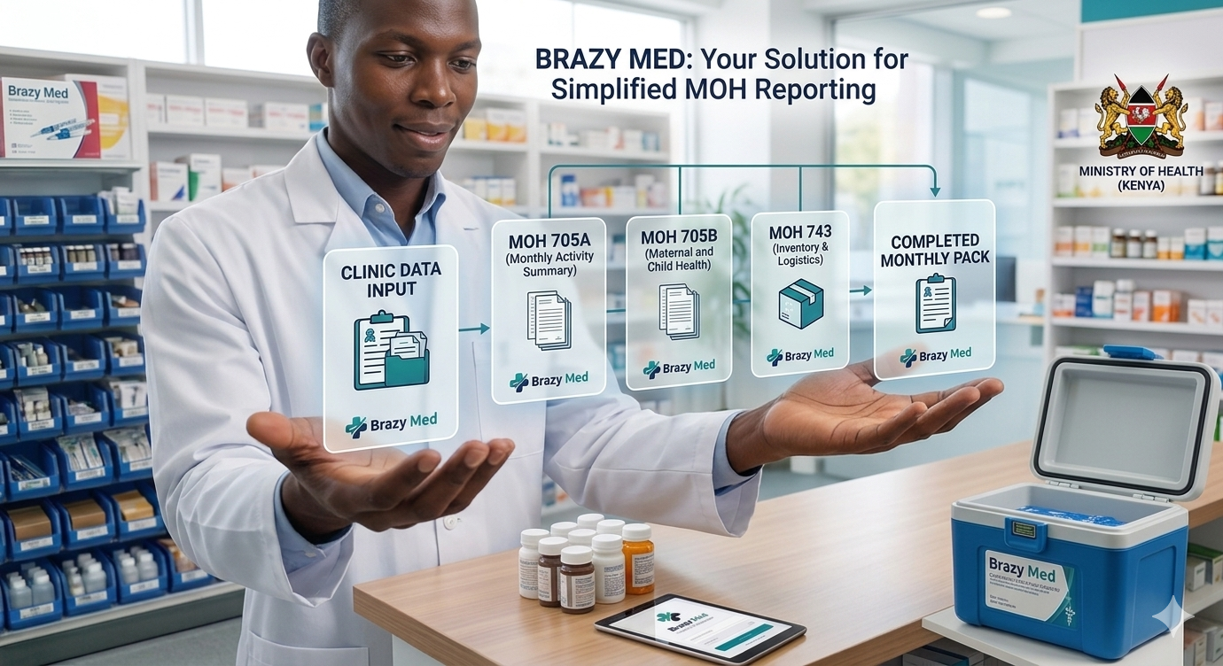 MOH 705 and 743 Reporting Templates in BrazyMed